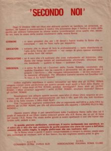 12 ottobre 1986 Protesta