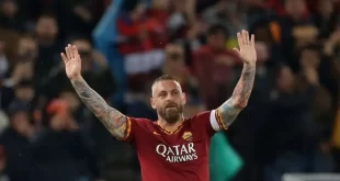 de rossi saluta la roma