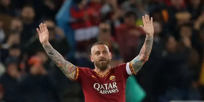 de rossi saluta la roma