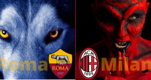 Roma Milan halloween