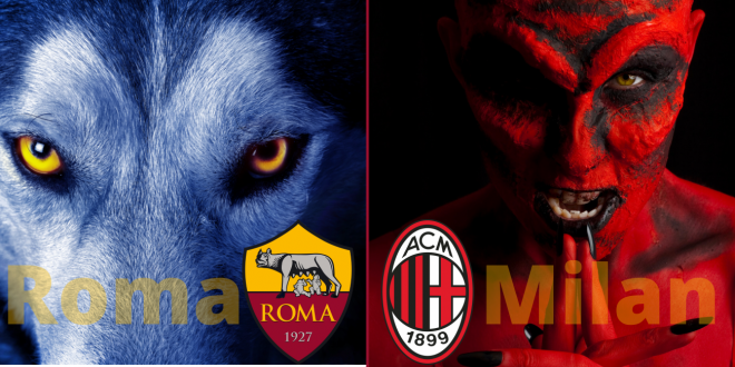 Roma Milan halloween